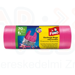 Fino Premium Köthető füles szemeteszsák 70 L/ 15 db Illatosított